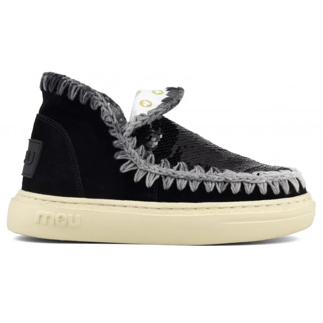 Bold E Trainers^Mou Bold Suede Degraded Stitching