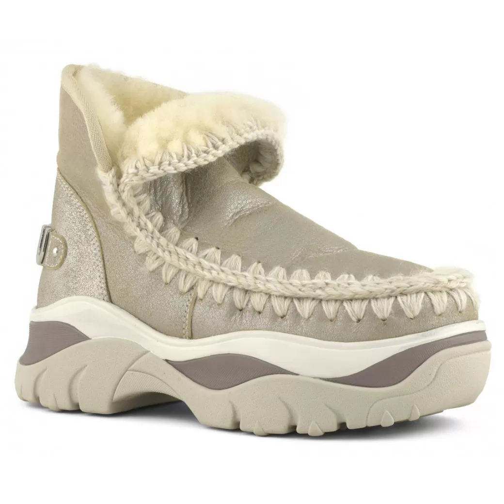 Chunky^Mou Chunky Sneaker Eskimo - Logo Big Metallic Letter