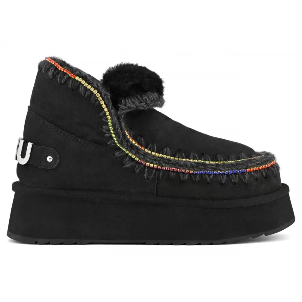 Platform^Mou Eskimo 18 Platform Rhinestones