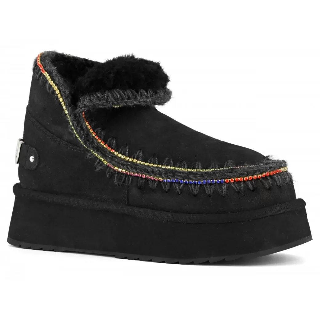 Platform^Mou Eskimo 18 Platform Rhinestones