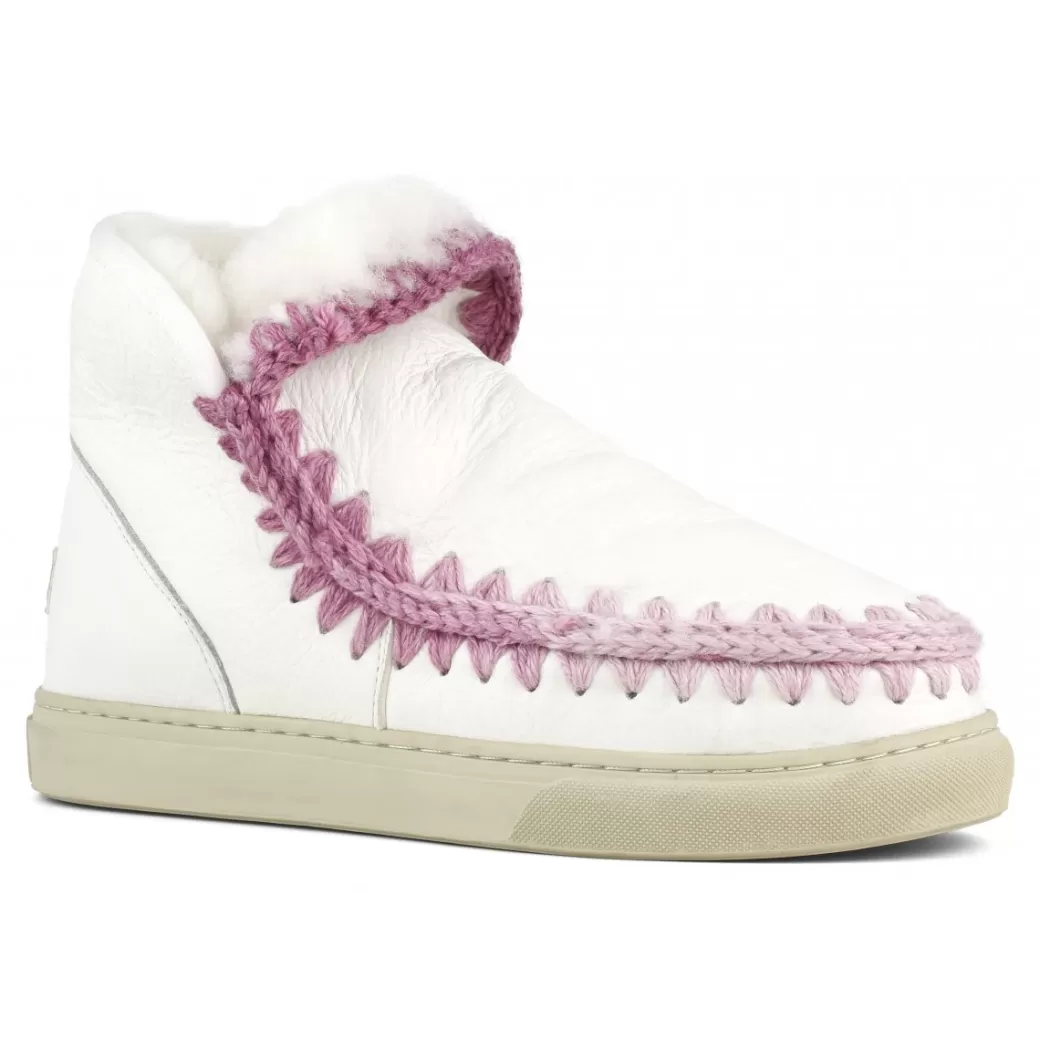 Sneakers^Mou Eskimo Sneaker Blended Stitching waxi white