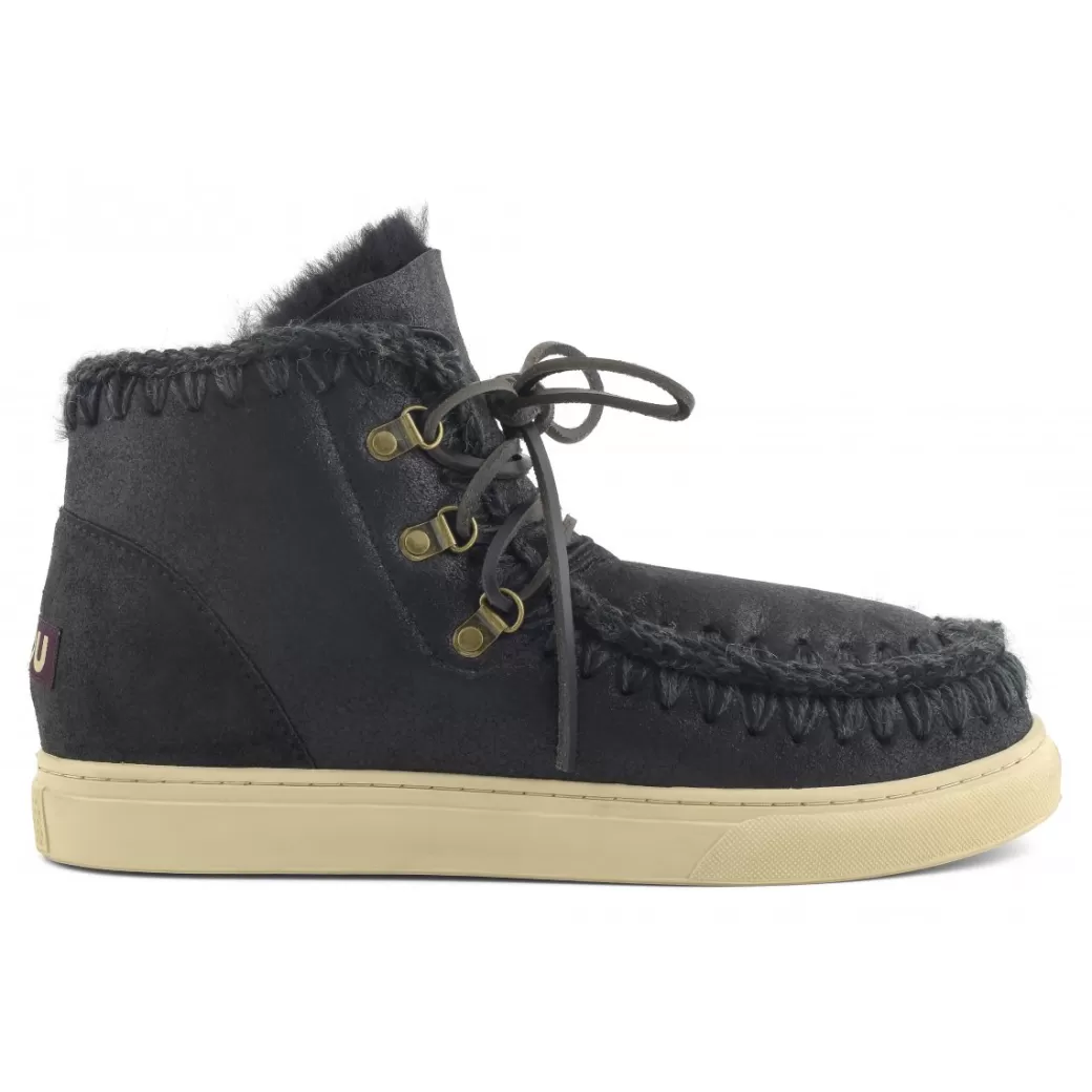 Sneakers^Mou Eskimo Sneaker Lace-up Men's cracked black