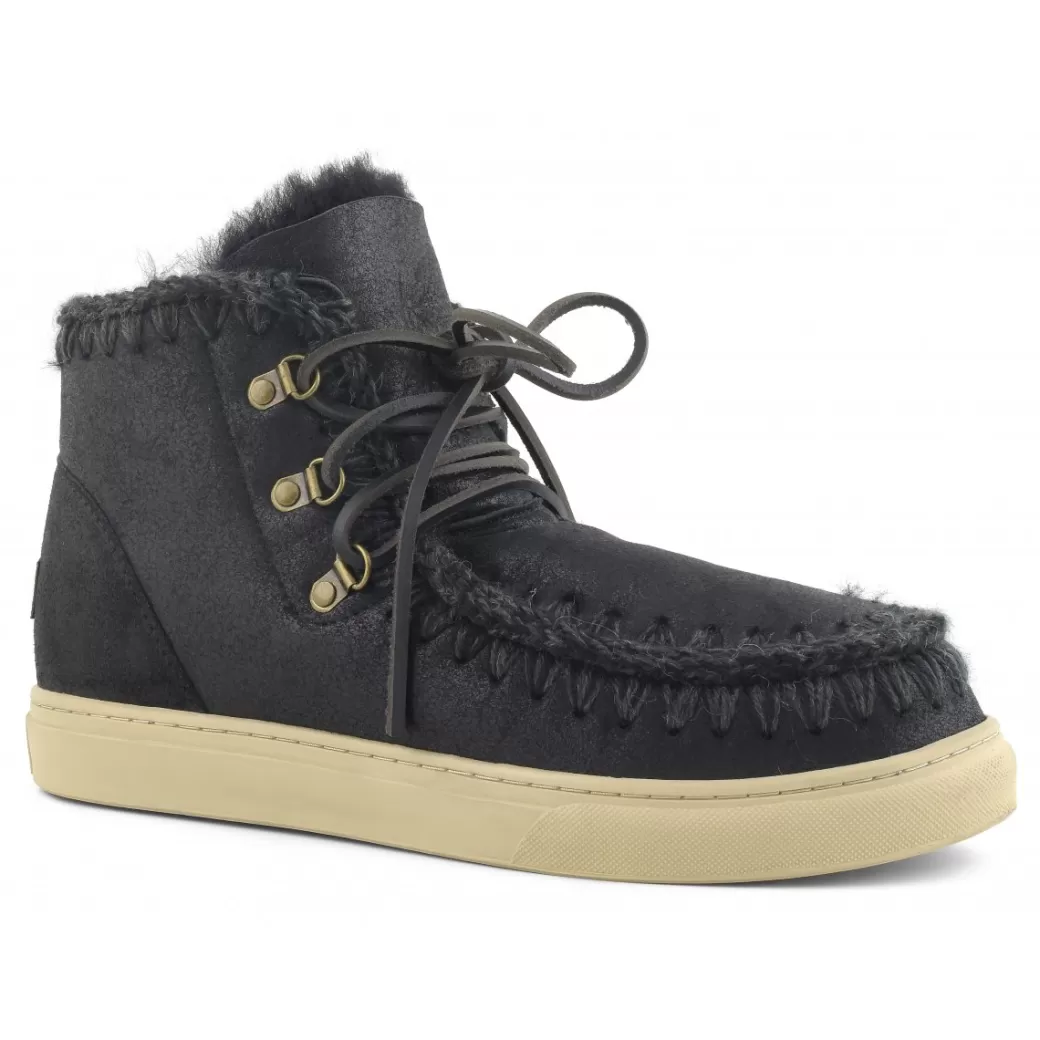 Sneakers^Mou Eskimo Sneaker Lace-up Men's cracked black