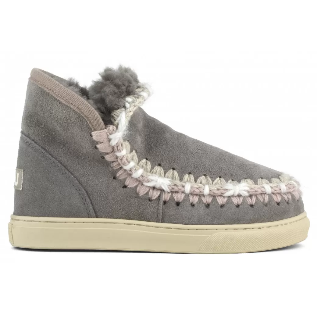 Sneakers^Mou Eskimo Sneaker Overstiching new grey