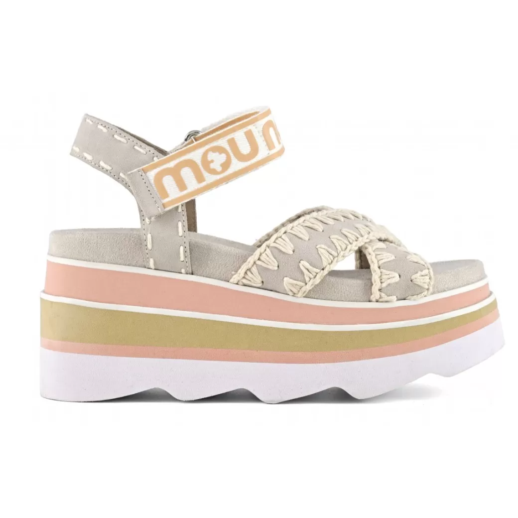 Zeppe | Sandali^Mou Eva Wedge Sandal Criss-cross Upper