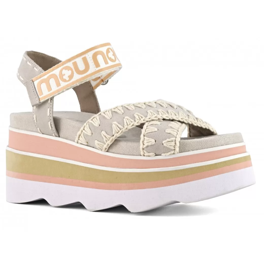 Zeppe | Sandali^Mou Eva Wedge Sandal Criss-cross Upper