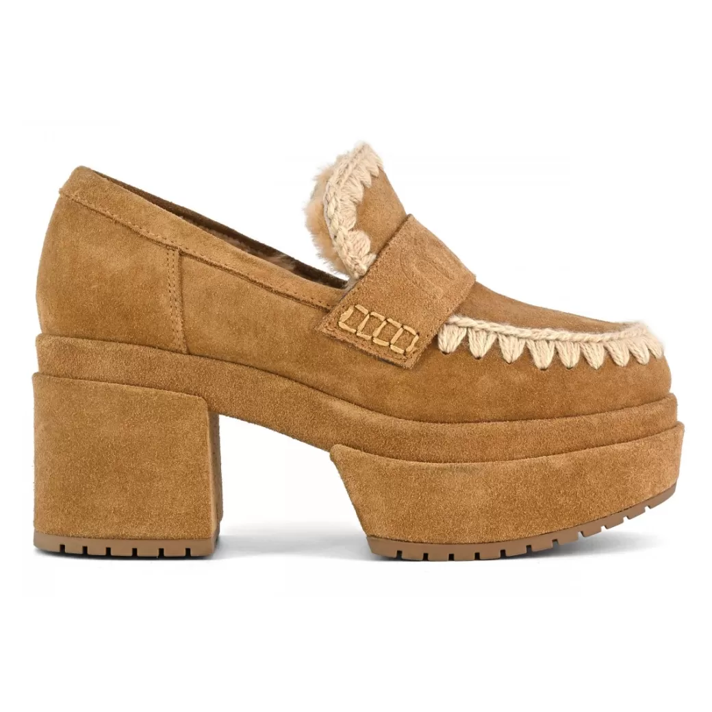 Platform^Mou Platform Loafer cognac