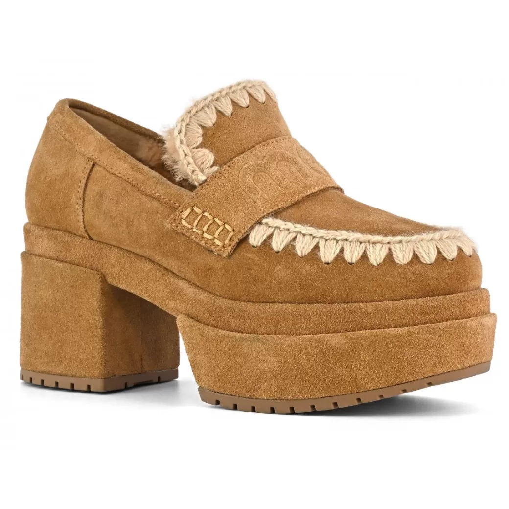 Platform^Mou Platform Loafer cognac