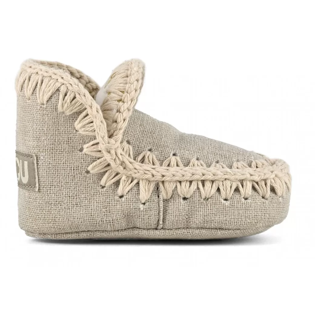 Sneakers^Mou Summer Eskimo Infant Glittered Fabric crudo