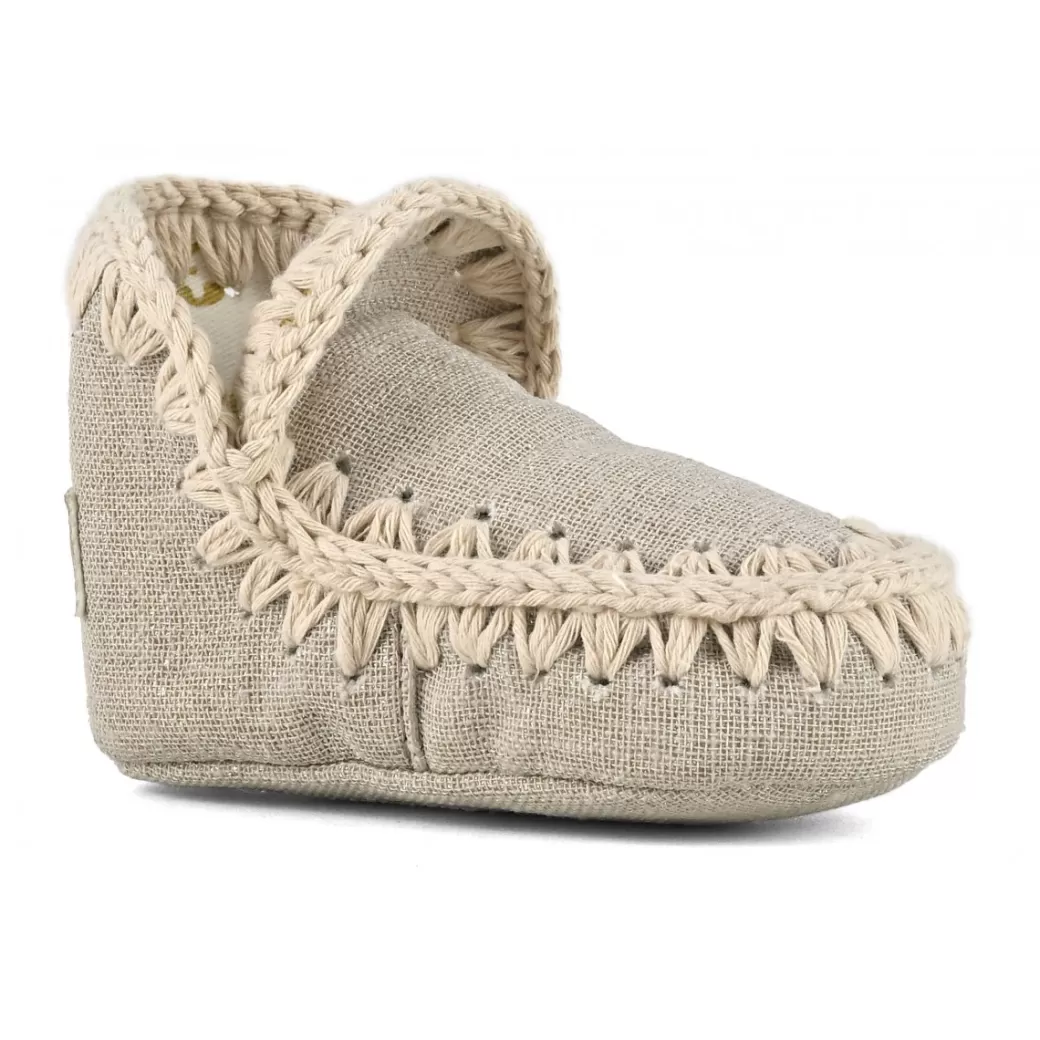 Sneakers^Mou Summer Eskimo Infant Glittered Fabric crudo