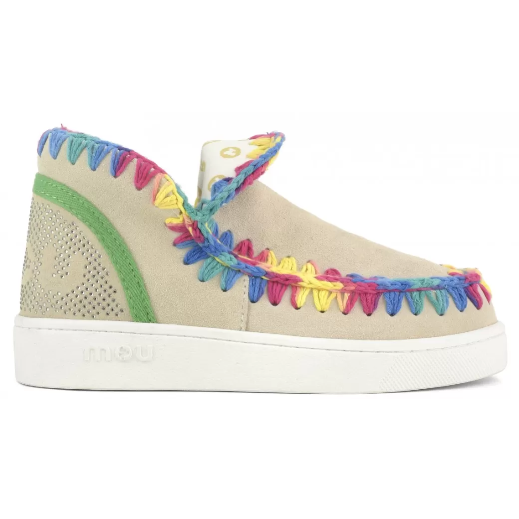 Sneakers^Mou Summer Eskimo Mix Colour Stitching Sneaker