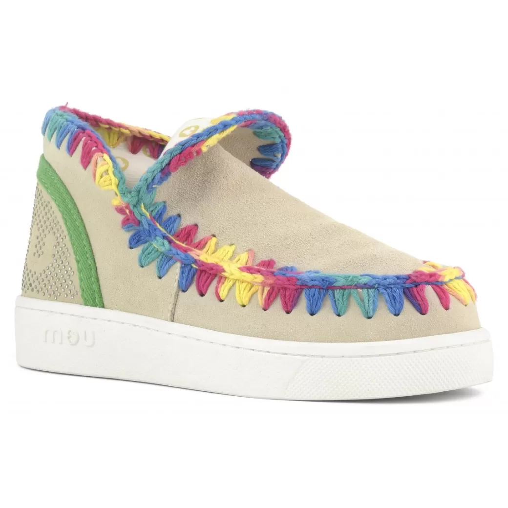 Sneakers^Mou Summer Eskimo Mix Colour Stitching Sneaker