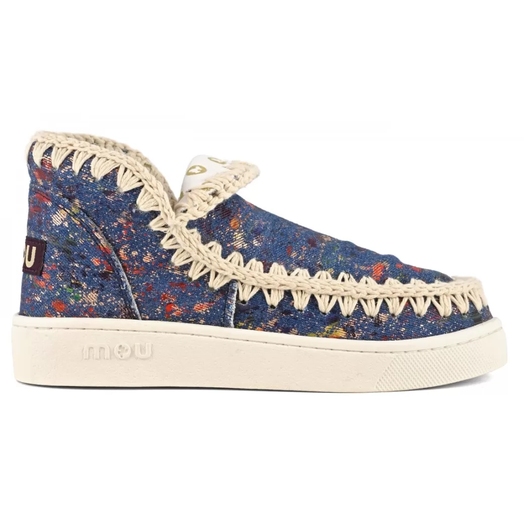 Sneakers^Mou Summer Eskimo Sneaker Metallic Denim