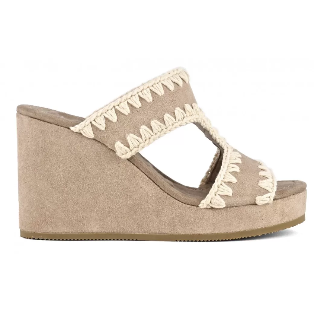 Zeppe^Mou Wedge Plain Suede