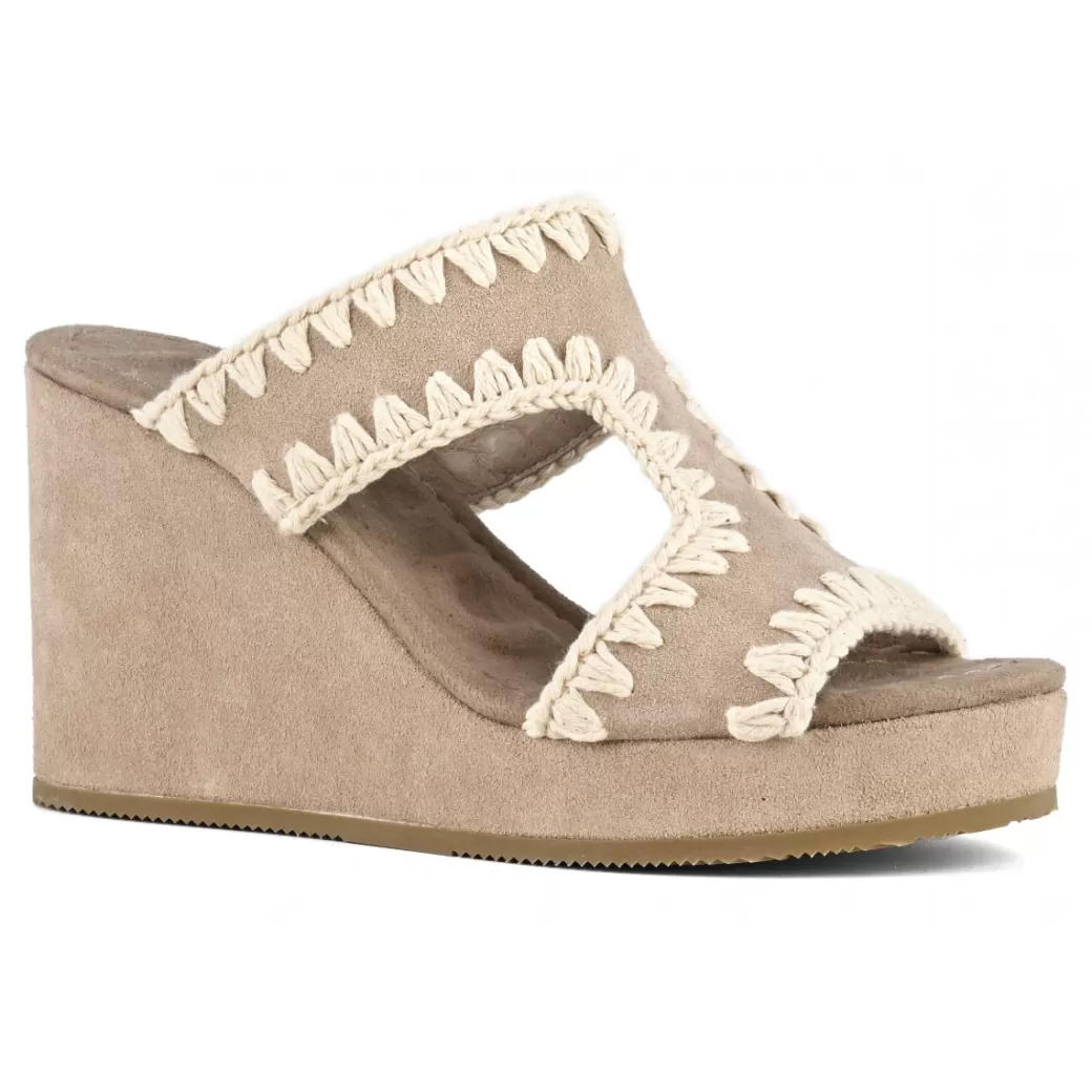 Zeppe^Mou Wedge Plain Suede